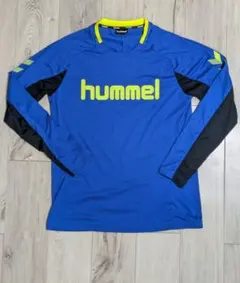 hummel 長袖 プラクティスシャツ ブルー Lサイズ