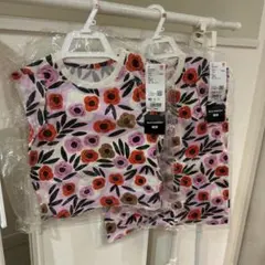 【半袖2サイズセット】UNIQLO marimekkoTシャツ 90 120のサムネイル