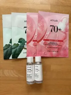 Anua ドクダミ77%スージングトナー40ml 、シートマスク