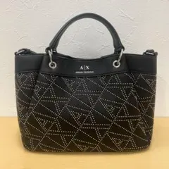 ■ ARMANI EXCHANGE ハンドバッグ スタッズ ショルダーバッグ