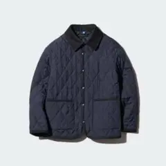 UNIQLO キルティングジャケット ネイビー120