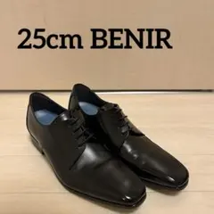 【BENIR ベニル】革靴 黒 25cm新郎　結婚式　シークレットシューズ