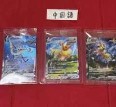 み*む様 夏ポケカ 中国語版 未開封 サンダース ブースター シャワーズ