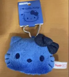 キティ　マスコット　I Love Hello Kitty ブルー