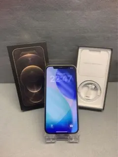 超美品 国内版 SIMフリー iPhone12 Pro 128GB ゴールド色