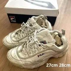 FILA フィラ 靴　スニーカー ホワイト メンズ　27cm 28cmのサムネイル