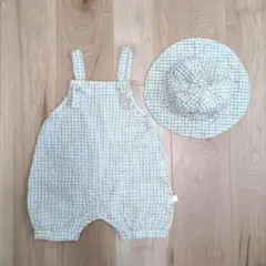 ベビー　サロペット　ハット　セット　90