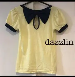 dazzlin ダズリン バックリボン Tシャツ トップス カットソー イエローのサムネイル