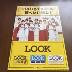 不二家LOOKチョコレートSnowManクリアファイルのサムネイル