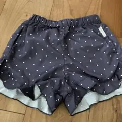 アプレレクール　水遊びに！水玉模様フリル付きハーフパンツ 90