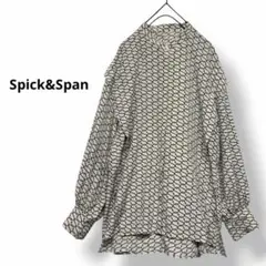 定価¥23,100 Spick&Spaモノグラムプリントレイヤースリーブブラウスのサムネイル