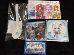 極楽湯 ホロライブ 白上フブキ　れんげ　コースター　ポストカード