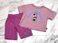 ミニー　半袖　Tシャツ ハーフパンツ ピンク　セット 90