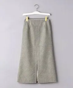 BONOTTO チェック Aライン スカート　1524-257-5130 美品