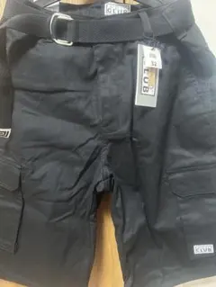 値下げしました！PRO CLUB ブラックカーゴショートパンツ 32