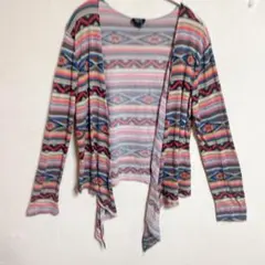 rue21 ネイティブ柄 カーディガン 長袖 Lサイズ