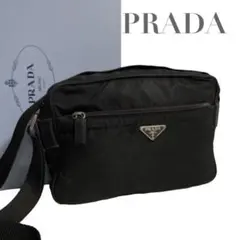 プラダ　ナイロン　三角ロゴ　ショルダーバッグ　カメラバッグ　ブラック　5321