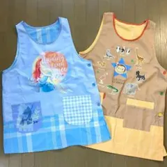 保育士・幼稚園・介護士 エプロン 2枚 セット まとめ売り