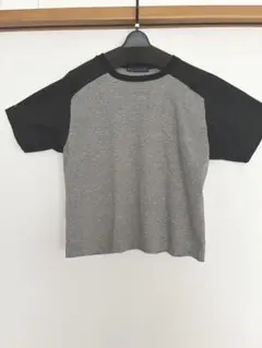 美品audreyandjohnwad ラグラン Tシャツ グレー ブラック 半袖のサムネイル