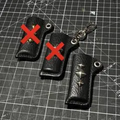 本革 ライターケース　BIC専用　スタッズタイプ