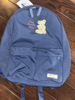 新品未使用 ワンラブリーデイ ダッフィー リュック ネイビー 