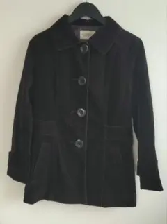 ダークブラウン コーデュロイ チェスターコート