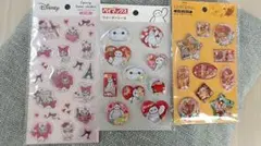 マリーちゃん ベイマックス ライオンキング ぷくぷく ウォーターシール