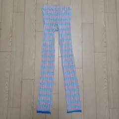 赤と青のストライプ スパッツ Sサイズ