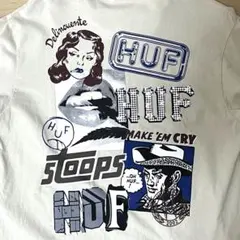 HUF 長袖カットソー バックプリント　M ロングTシャツ