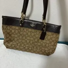 COACH シグネチャー トートバッグ ブラウン