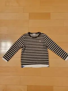 ストライプ 長袖Tシャツ 125cm