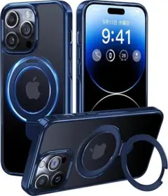 CASEKOO iPhone14ProMax 用 ケース クリア 米軍MIL規格