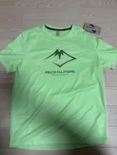 ASICS FUJITRAIL ランニングシャツ M 蛍光グリーン