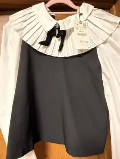 【タグ付き未使用】ZARA リボンブラウス