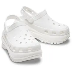 新品未使用Crocsメガクラッシュクロッグホワイト24