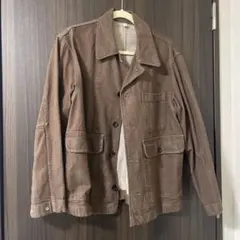 GU デニムジャケット　ブラウン　S