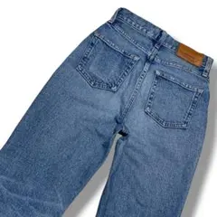 【美品MOUSSY MVS】マウジー フレアデニム 日本製 W24 薄青