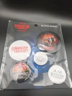 ストレンジャーシングス バッジ 5個セット　スリーコインズ　スリコ　ロゴ