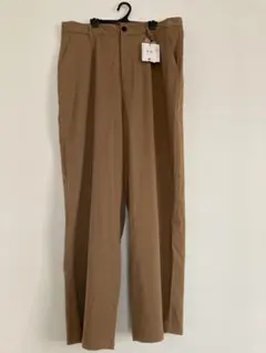 ANTIQULOTHES ブラウン ワイドパンツ M カジュアルパンツ　チノパン
