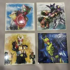 仮面ライダー　一番くじ　色紙　4枚