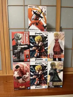 界造形列伝 NARUTO BORUTO72series フィギュア他7体セット