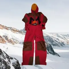 ellesse スキーウェア 赤/茶色/オレンジ