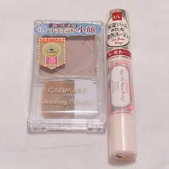 CANMAKE ステイオンバームルージュ 17 ＆ シェーディングパウダー