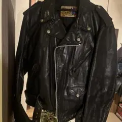 Schott ショットブラック ダブルライダース レザージャケット