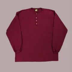 90'S EDDIE BAUER 黒タグ ヘンリーネック　ロンT