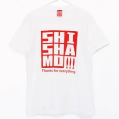 SHISHAMO Thanks for everything ロゴTシャツ白×赤