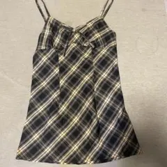 GRL. チェック柄 キャミワンピース. Mサイズ