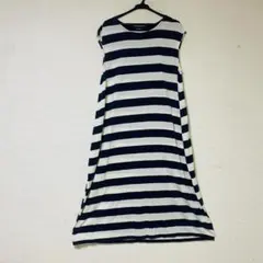 マリメッコ marimekko ボーダー ノースリーブワンピース フリーサイズのサムネイル