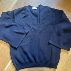 希少 AD1992 コムデギャルソンオム Vネック コットンニット 黒 田中オム 希少 AD1992 コムデギャルソンオム Vネック コットンニット 黒 田中