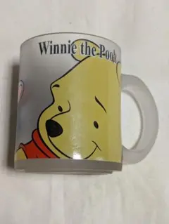 くまのプーさんpoohラビットDISNEY　 ガラス　マグカップ　レトロ　レア